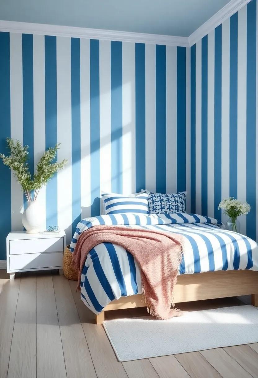 Subtle Nautical: The Magic of Blue ‍Stripes in⁣ Creating​ a Breezy Atmosphere