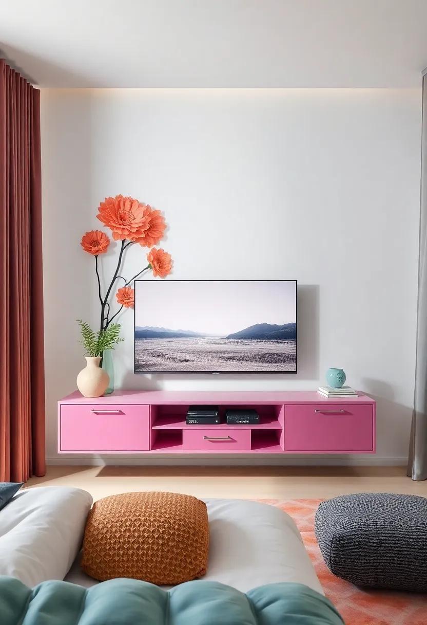 Artistic ⁤Flair:‌ With‍ bold colors⁤ and‌ artistic ⁢prints,this⁤ TV unit doubles⁢ as a piece of art,making it an attractive addition to your​ décor