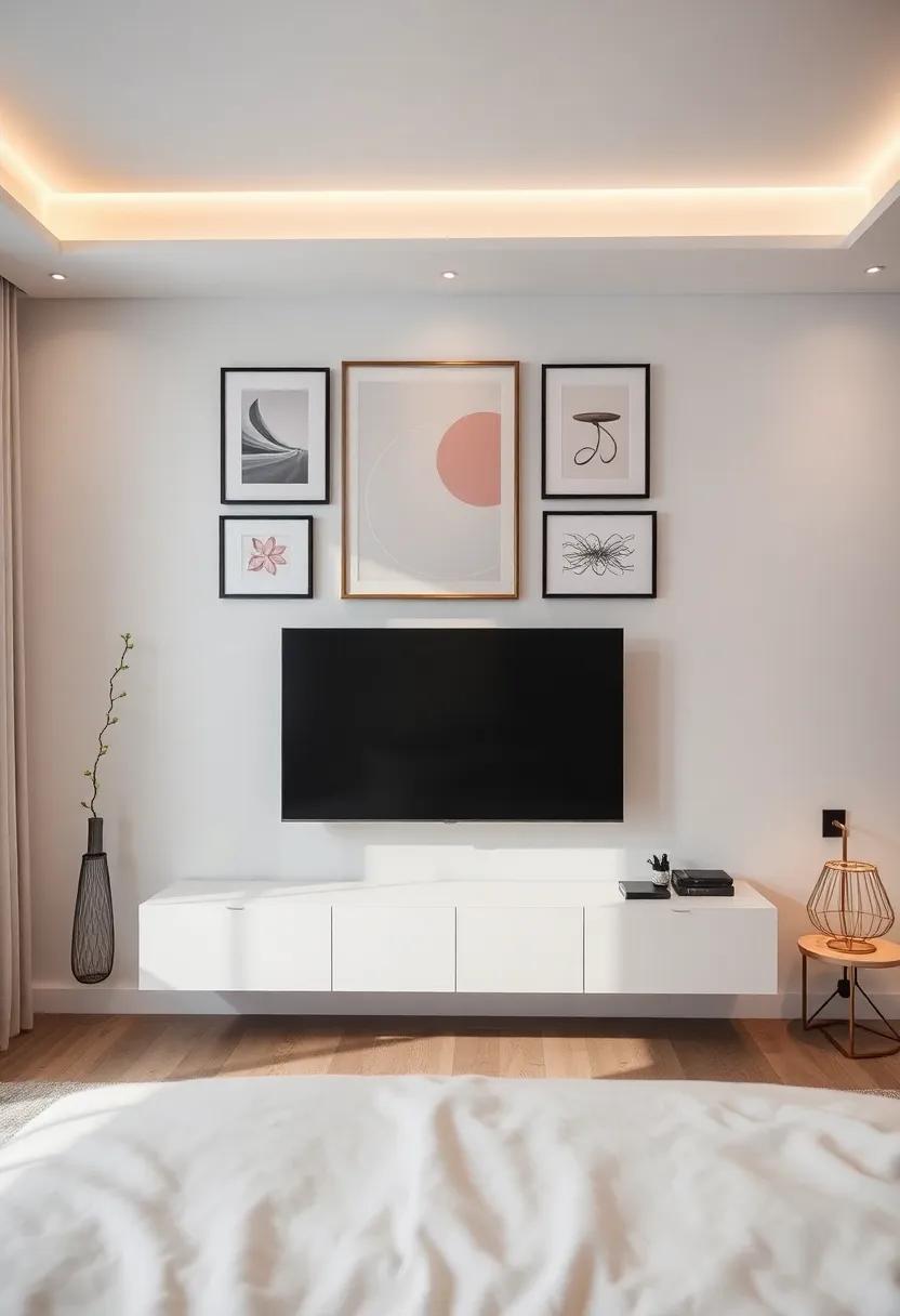 Artistic Display: Incorporating a gallery wall ​above the unit creates a multi-dimensional ‍look,harmonizing TV viewing with artistic expression