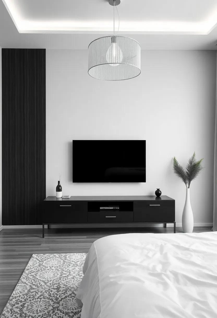 Monochrome Magic: Clean black and white contrasts create a striking visual ⁣effect, perfect for minimalistic or modern decor themes