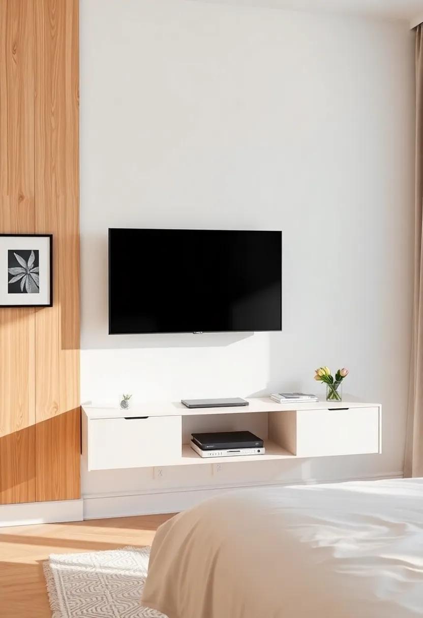 multi-Functional: This ⁣unit serves not‍ only as ⁣a‍ TV holder but also ​as a small ⁢desk, ⁣perfect for compact bedrooms where space is a premium
