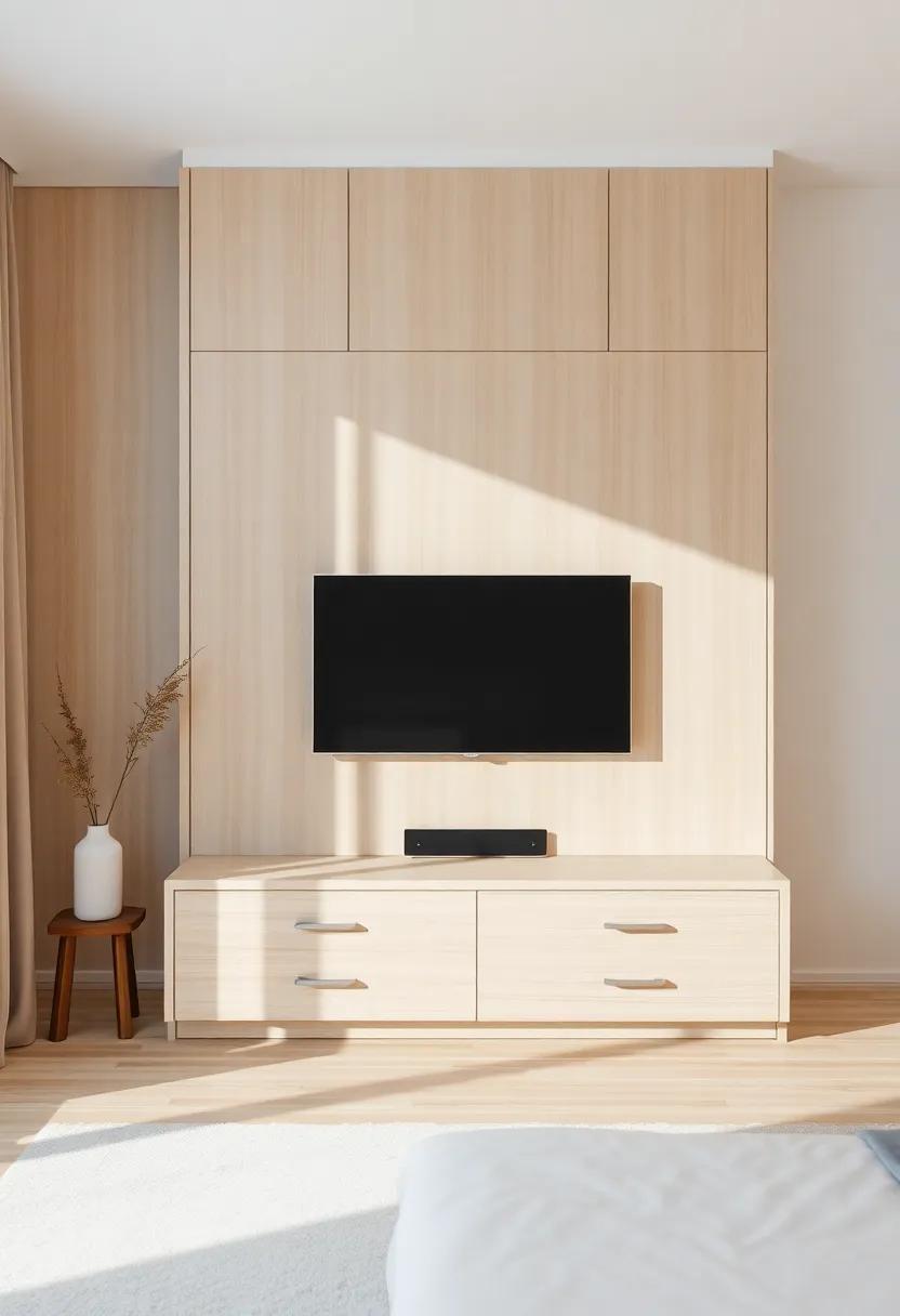 Scandinavian Simplicity: This design emphasizes functionality​ and simplicity, ⁣using light⁢ wood tones and minimal hardware to create a serene setting