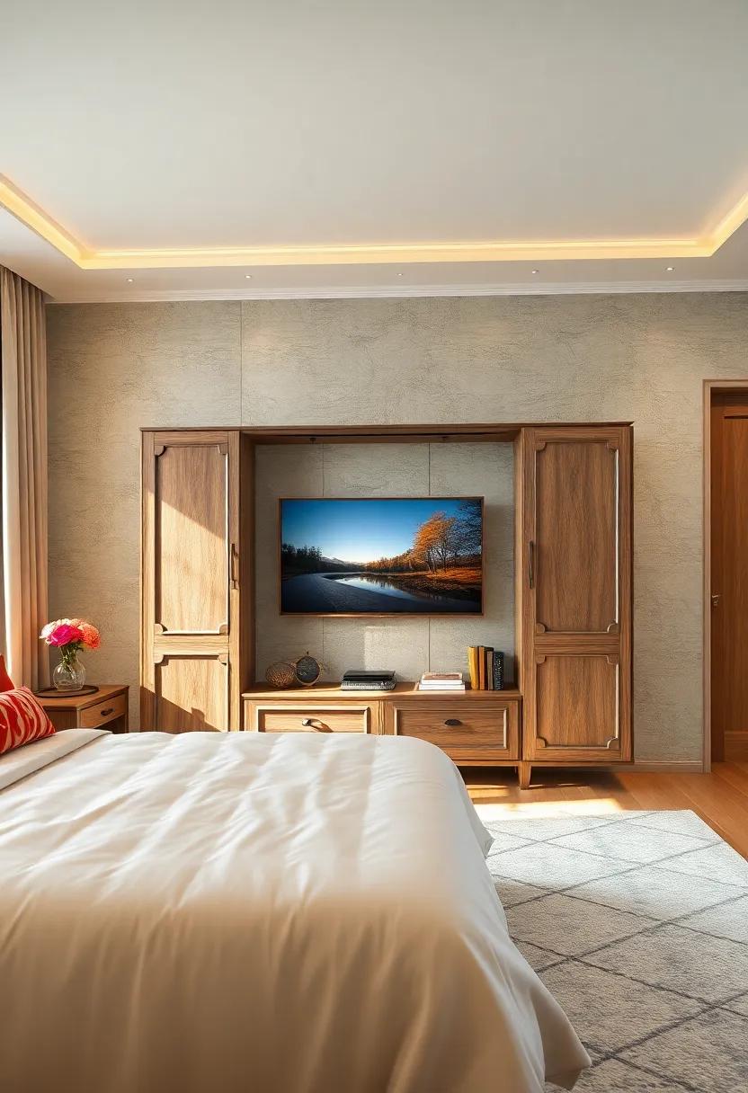 vintage ⁤Glamour: An​ antique-inspired unit with intricate details and sliding doors that transport you back ​to a more⁤ elegant era