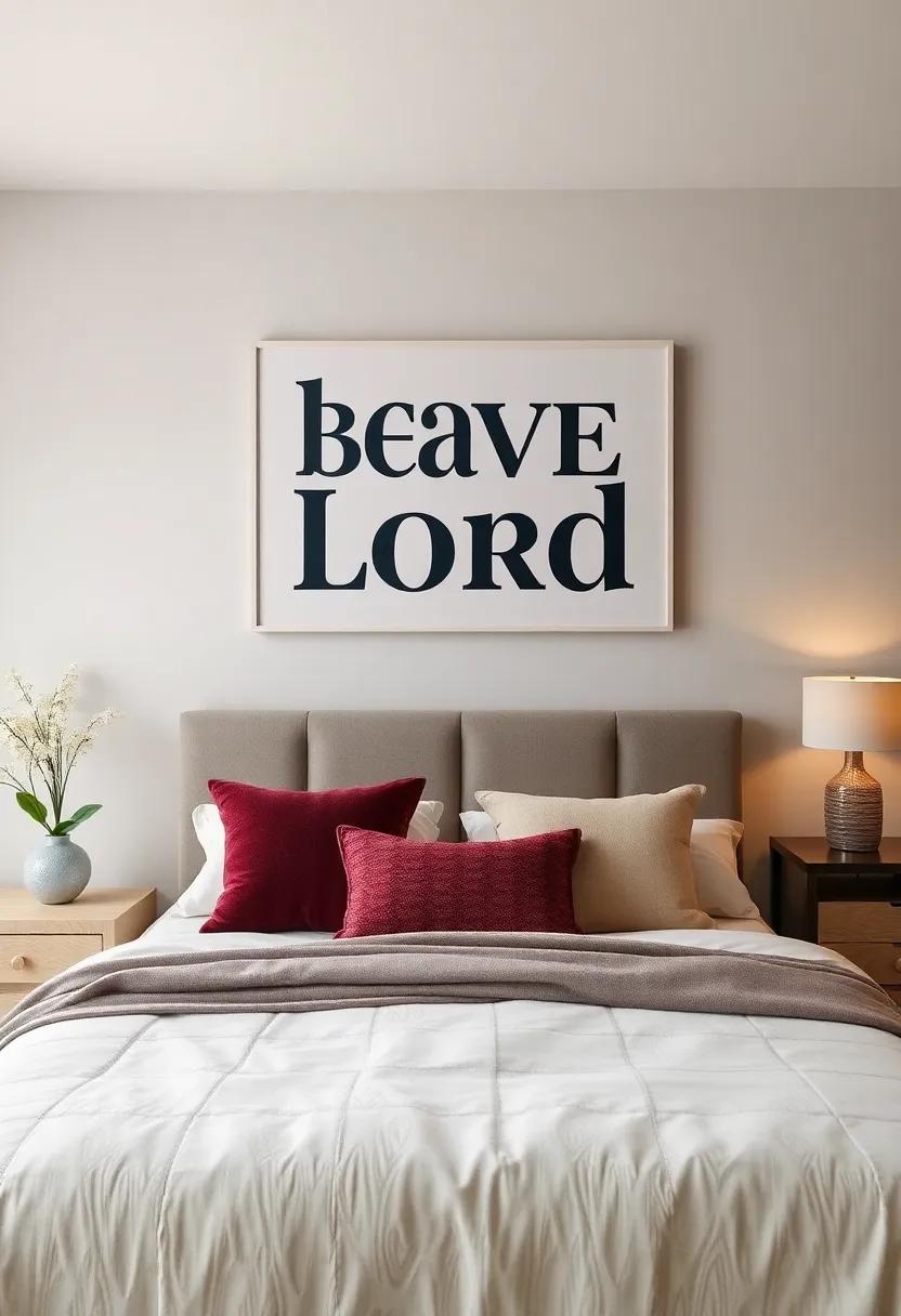 Artistic Typography Prints: Discover the beauty of typography as art, featuring creatively arranged letters and colors that draw the eye