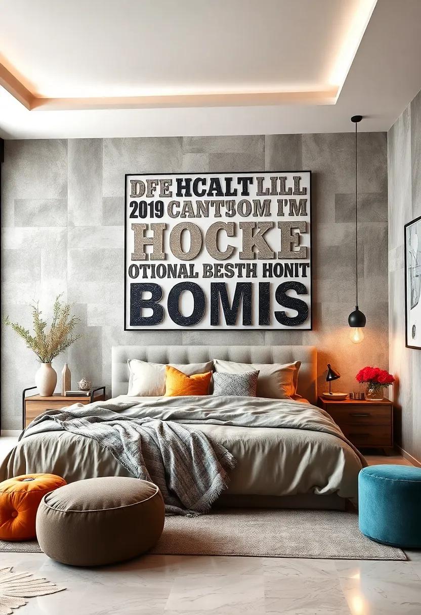 Collage of Fonts: Experiment with a mixed collage approach showcasing various font styles and sizes for an eclectic and artistic look