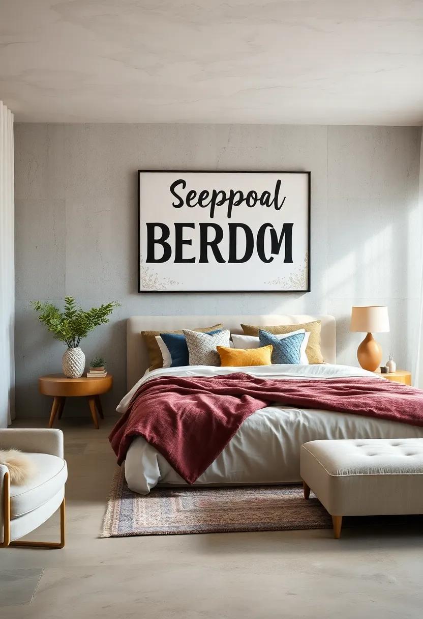 Seasonal Typography Themes: Change your wall art with the seasons, using typography that reflects nature, holidays, or seasonal sentiments