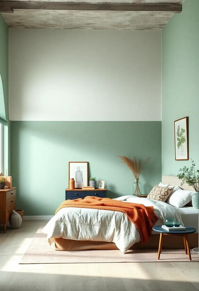Dusty mint: This​ muted‍ minty hue creates ⁢a ⁤vintage allure, offering a serene backdrop that pairs beautifully with muted⁢ peach or cream tones
