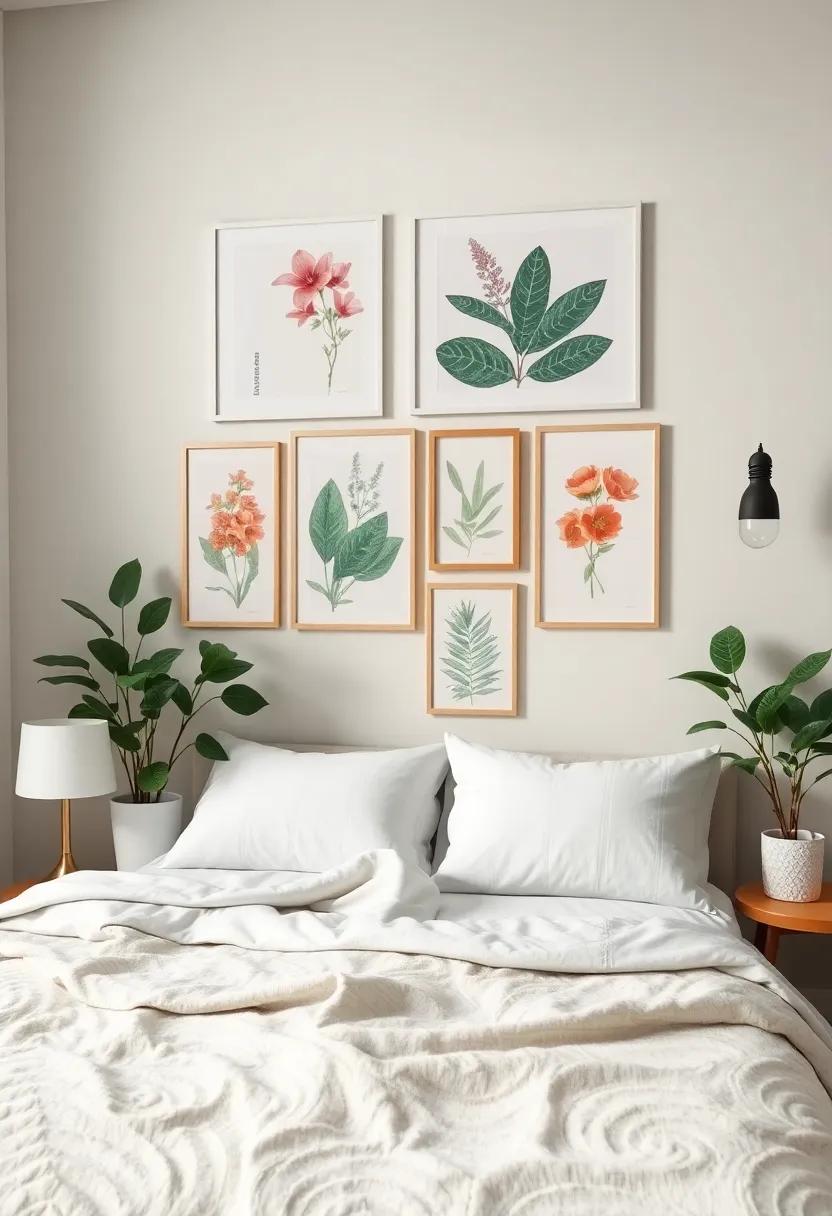 Botanical Prints Gallery: Curate a gallery wall of botanical illustrations or photographs,blending art and nature⁤ in an enchanting way