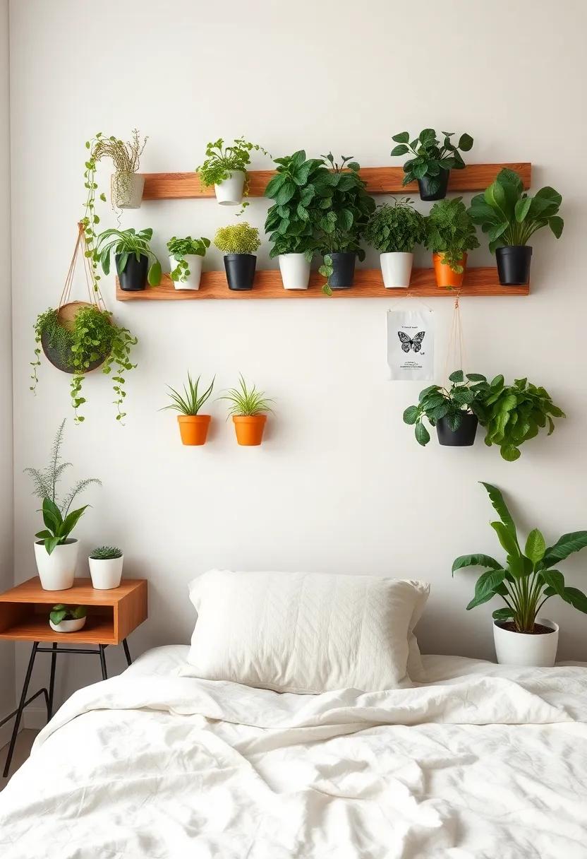 Edible⁤ Wall Garden: Choose a selection ‌of herbs to plant in ​a wall-mounted garden, allowing you⁢ to enjoy cooking⁢ with fresh ingredients