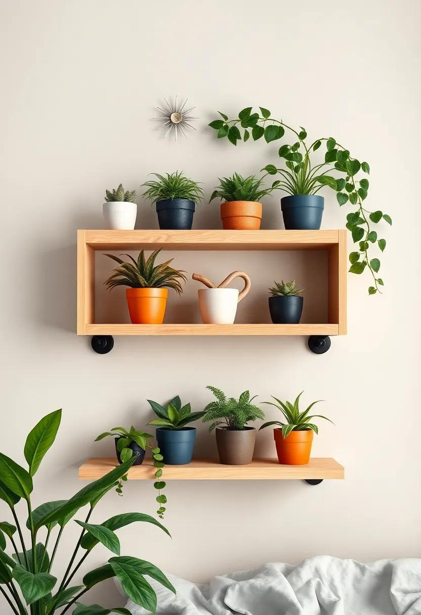 Themed Plant ‌Shelfie: Design a themed shelf ⁣featuring plants related to a specific color scheme or style to create a cohesive look