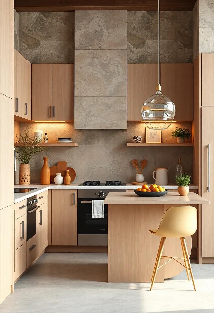 Pops of Color: Add vibrant decor or accessories, like colorful kitchen utensils or wall art, to infuse personality into your neutral scheme