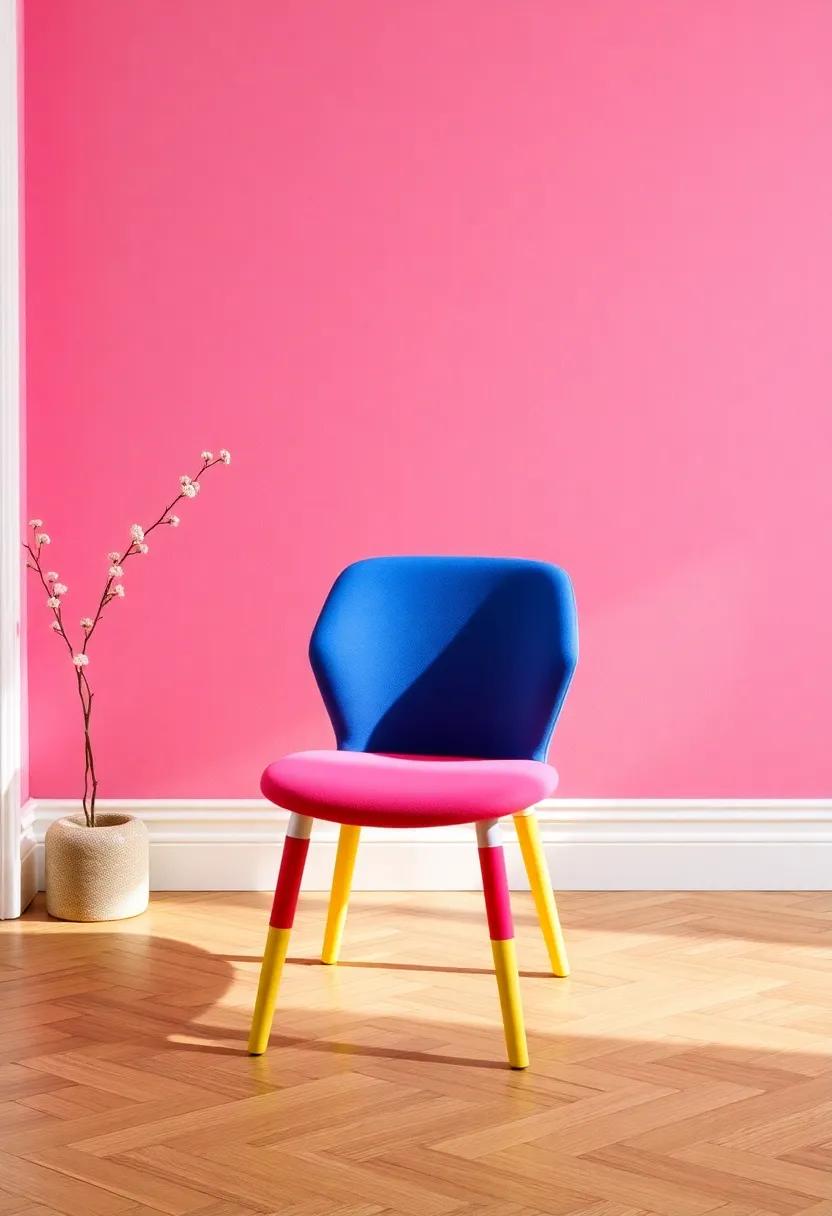 The Color-Block Dining ⁢Chair: ⁣Add a pop of color and fun to your space with ‍color-block chairs that help create visual interest without overwhelming​ your⁣ dining room