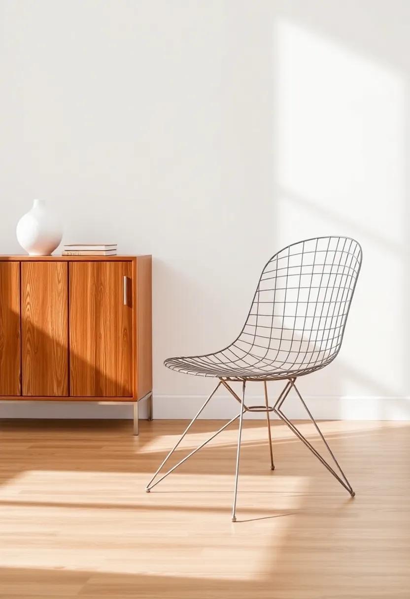 The Contemporary Wire⁤ Chair: With⁤ an⁣ airy design,wire chairs ⁢create a light and open feel,making them ‍an excellent choice for ​small ⁢dining rooms