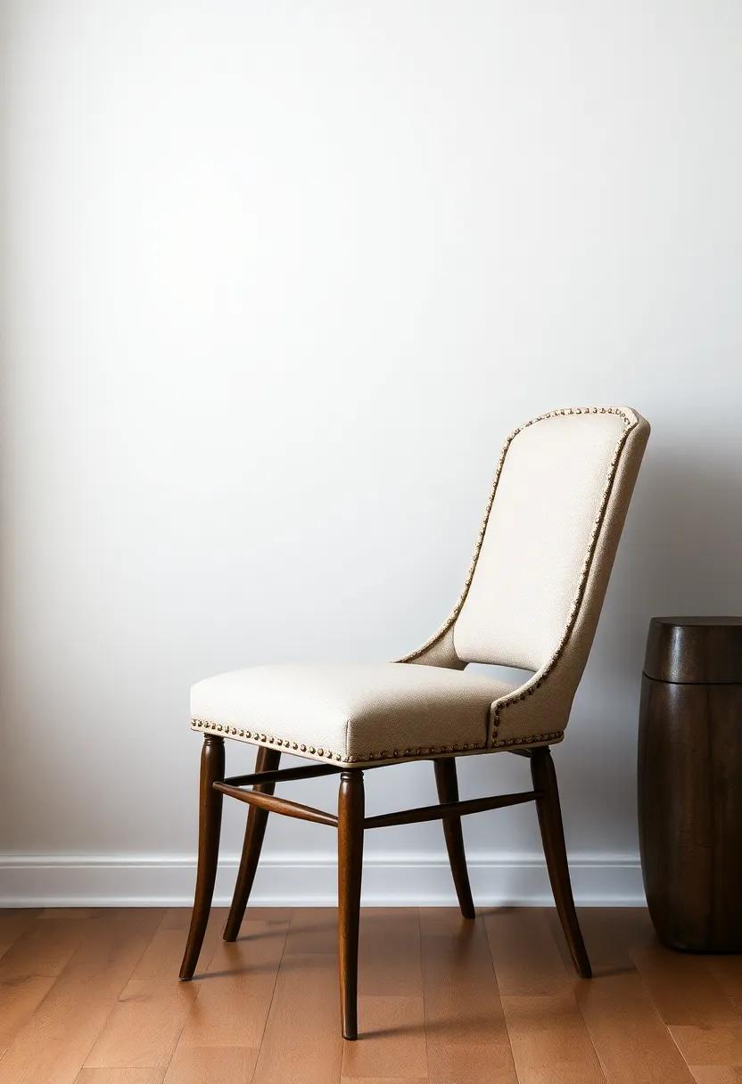 The Vintage Dining Chair: Infuse⁢ your dining⁤ area with character by​ incorporating a vintage chair that‌ tells a story​ while still fitting⁣ comfortably in‌ compact spaces