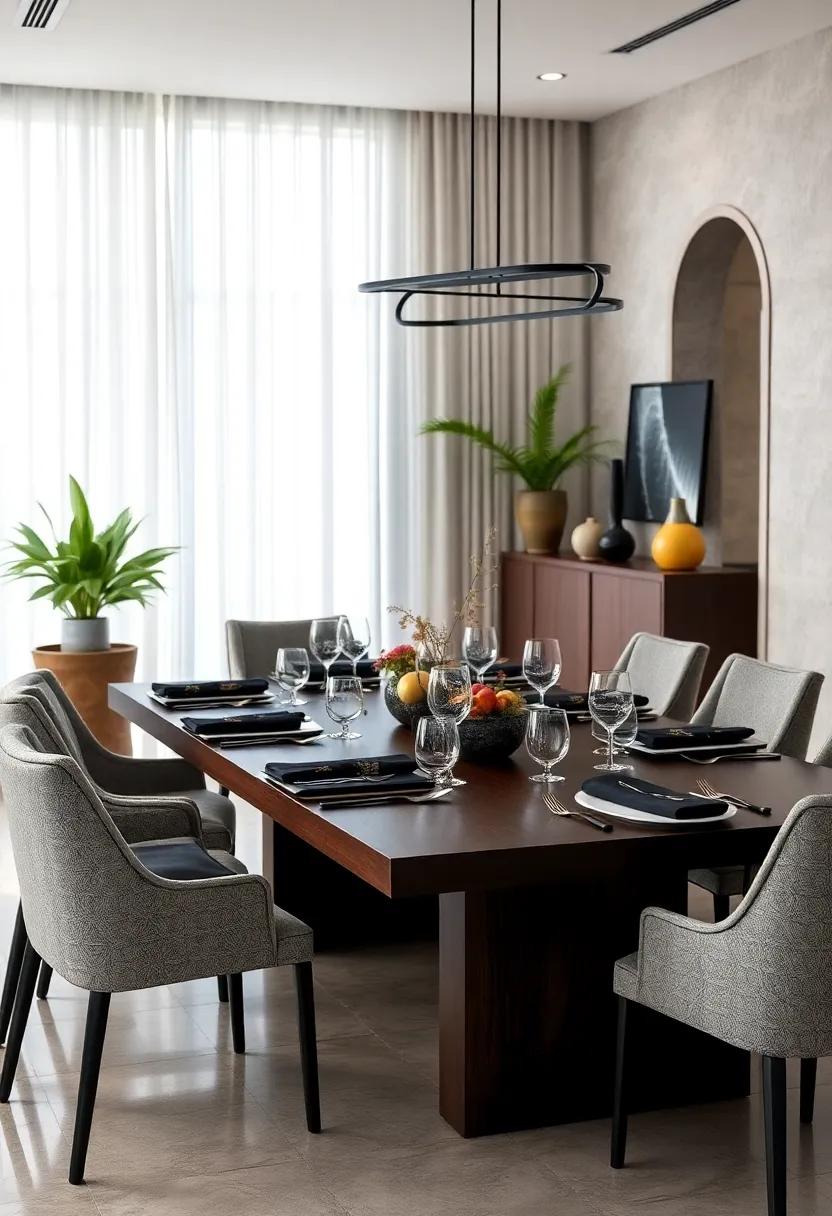 Personal Touches: Use personalized black name cards or custom-printed menus at each setting to create an intimate dining experience that your guests will remember