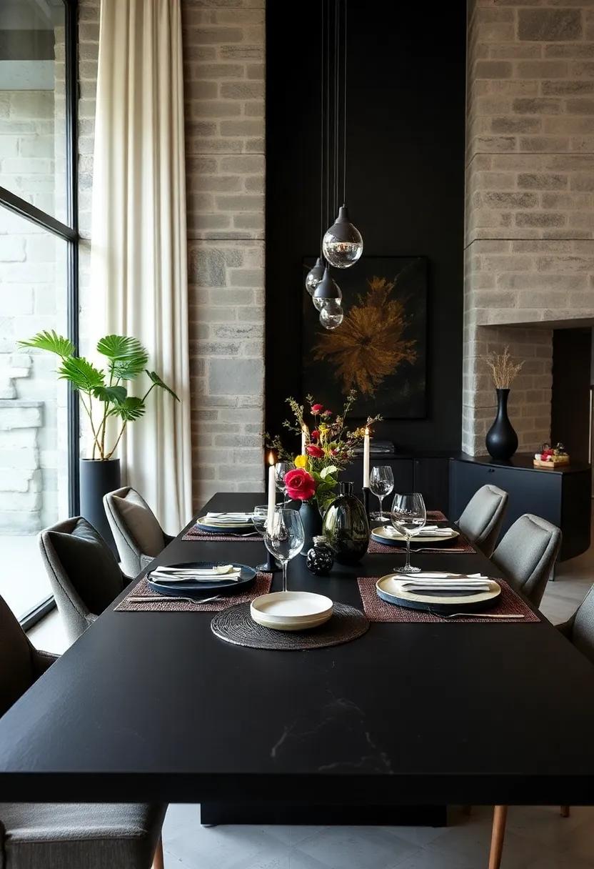 Layered Textiles: Combine different textiles like velvet,linen,and cotton in deep colors to create a rich,inviting table that feels both cozy and refined