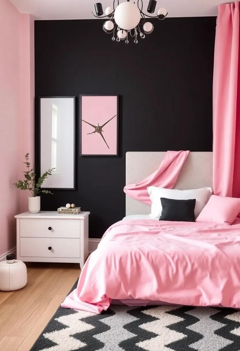 Creating a Timeless Look: Blending Vintage and Modern Black and Pink Elements