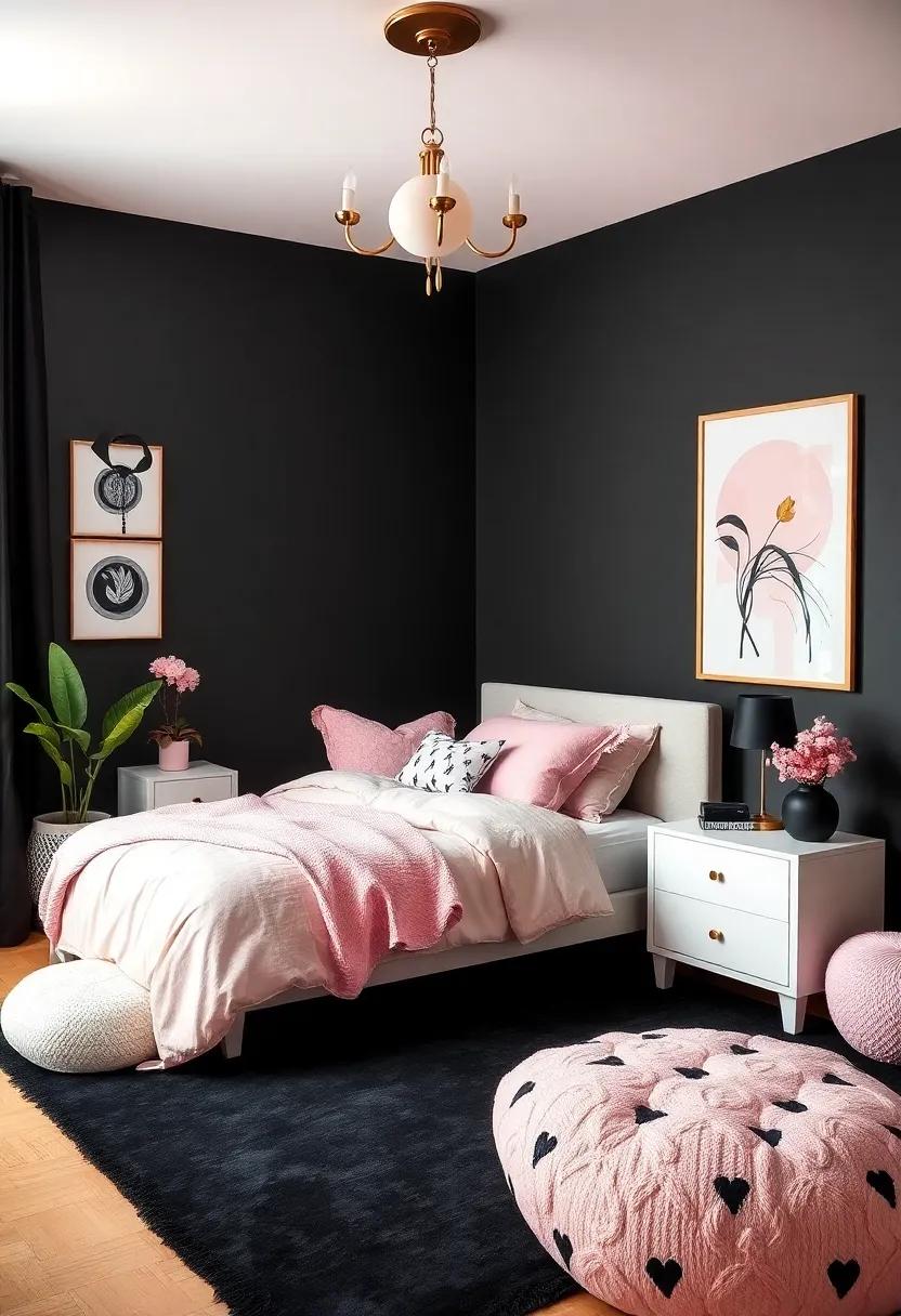 Seasonal Changes: Adapting Black and Pink Decor Throughout the Year