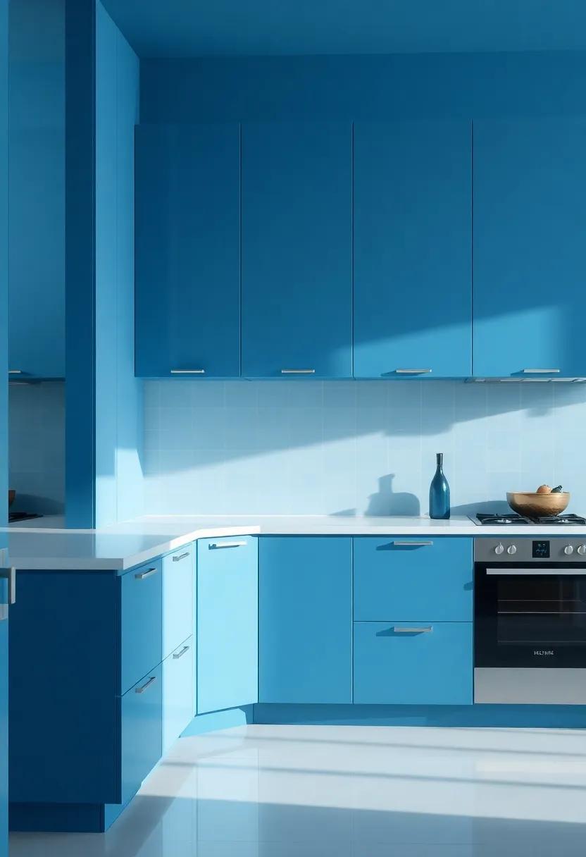Embracing the Future: Smart Technology in Modern Blue Kitchens