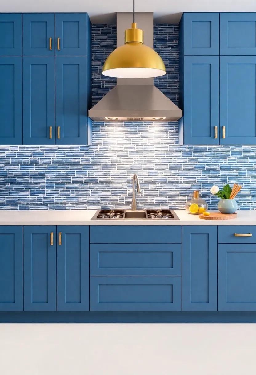Functional Decor: Lighting Solutions to Highlight Blue Cabinetry
