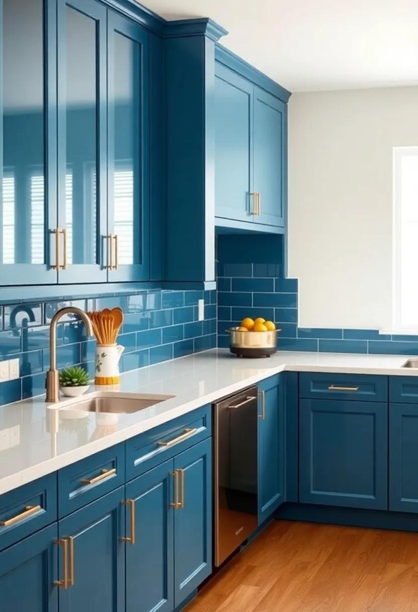 Metallic Accents: Mirrors and Gold in Your Kitchen Design