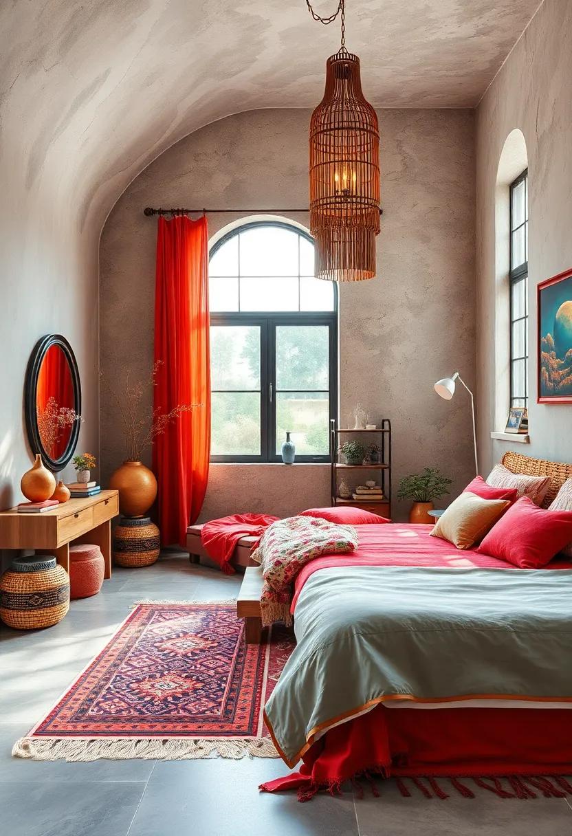 Embrace vibrant ⁣Colors: infusing Your Bedroom with‌ Bohemian Spirit