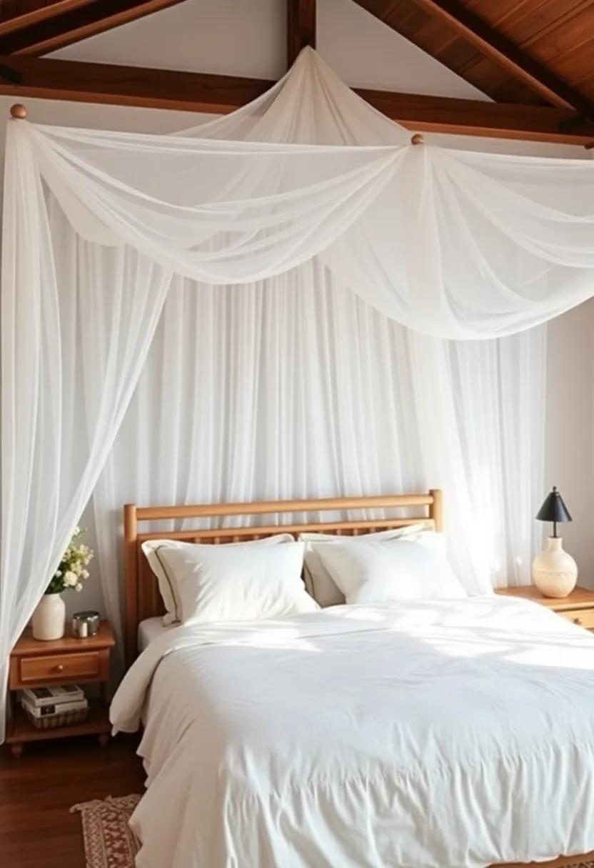 Finish your enchanting ⁣bedroom with a feather-light canopy, like​ a gentle breeze ​floating over your bed, creating the perfect dreamy ​escape⁣ for ultimate relaxation