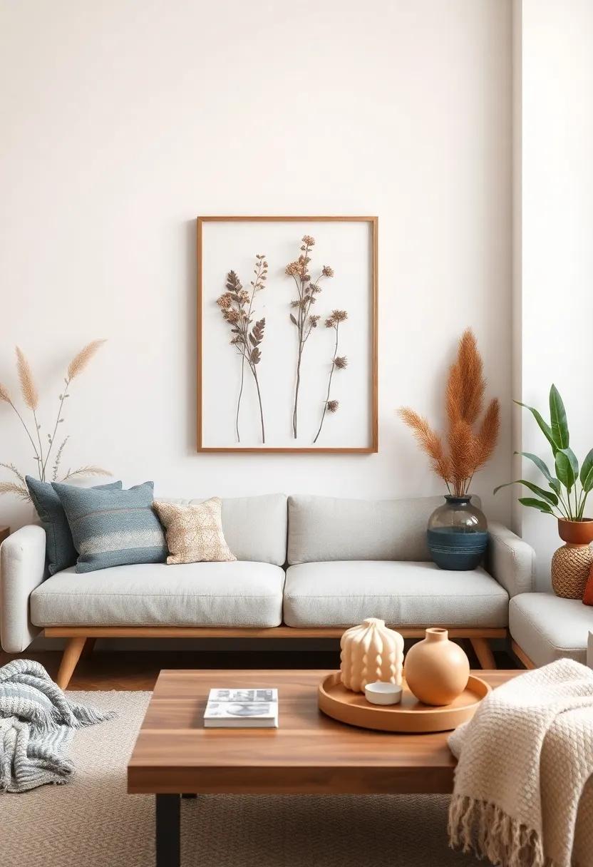 Frame your favorite dried plants and flowers in shadow boxes for a unique and personal art piece