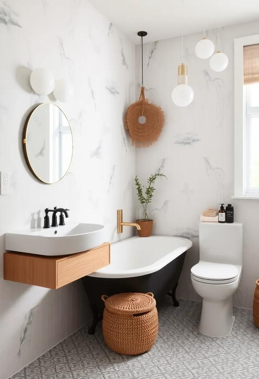 Incorporating Vintage Finds in Modern Bohemian bathrooms