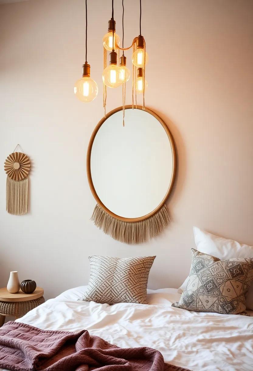 Using Mirrors to Reflect Light and Expand the Bohemian Vibe
