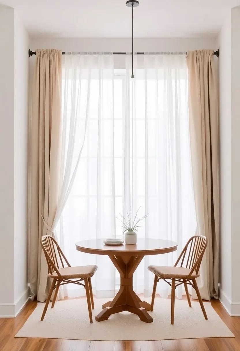 Use Layered curtains: Opt for sheer and thicker curtains that allow you to control light and privacy while adding softness and texture to your windows