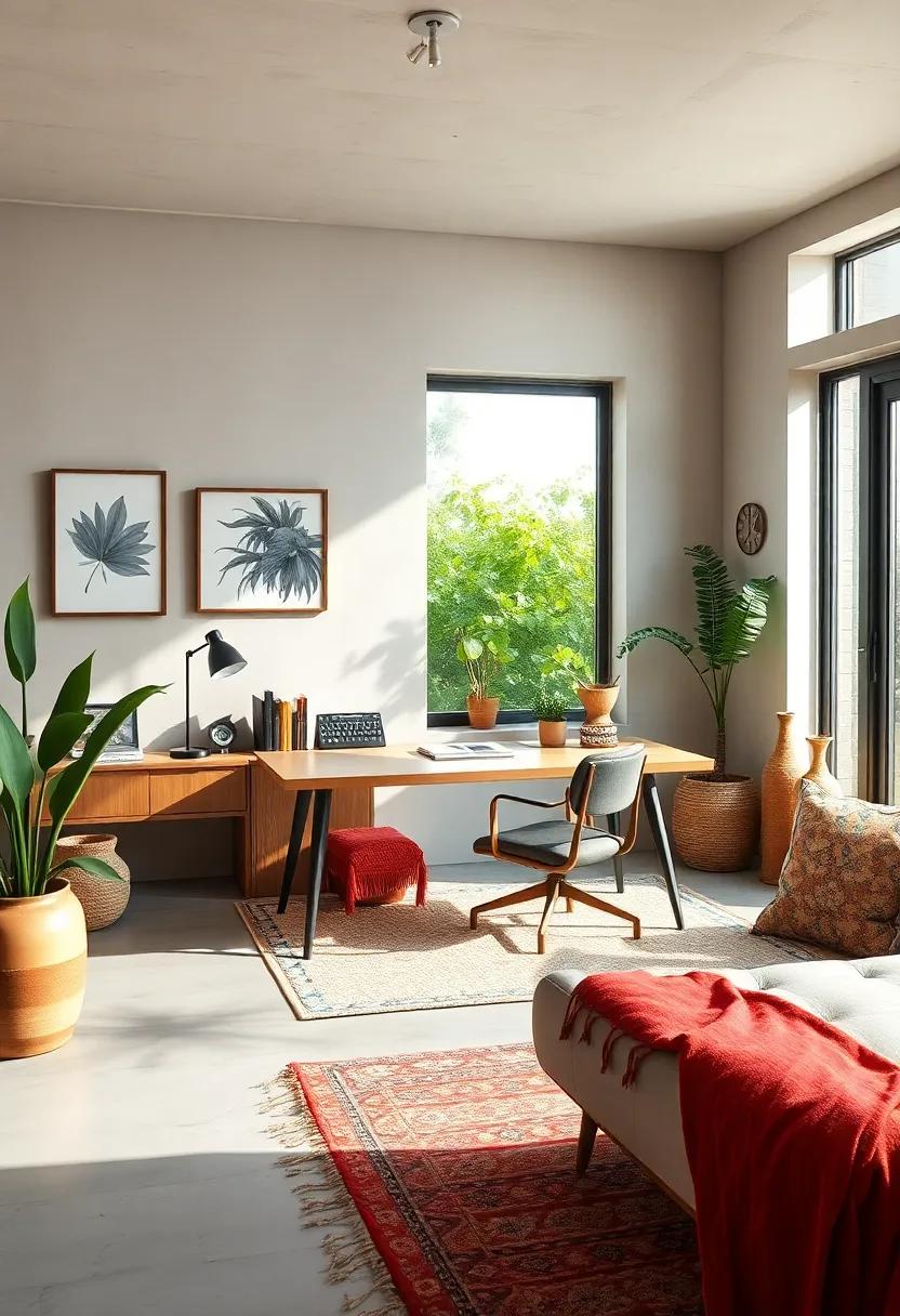 Utilize Multi-functional Furniture: Seek out desks with built-in storage or convertible furniture to maximize space and maintain an uncluttered environment