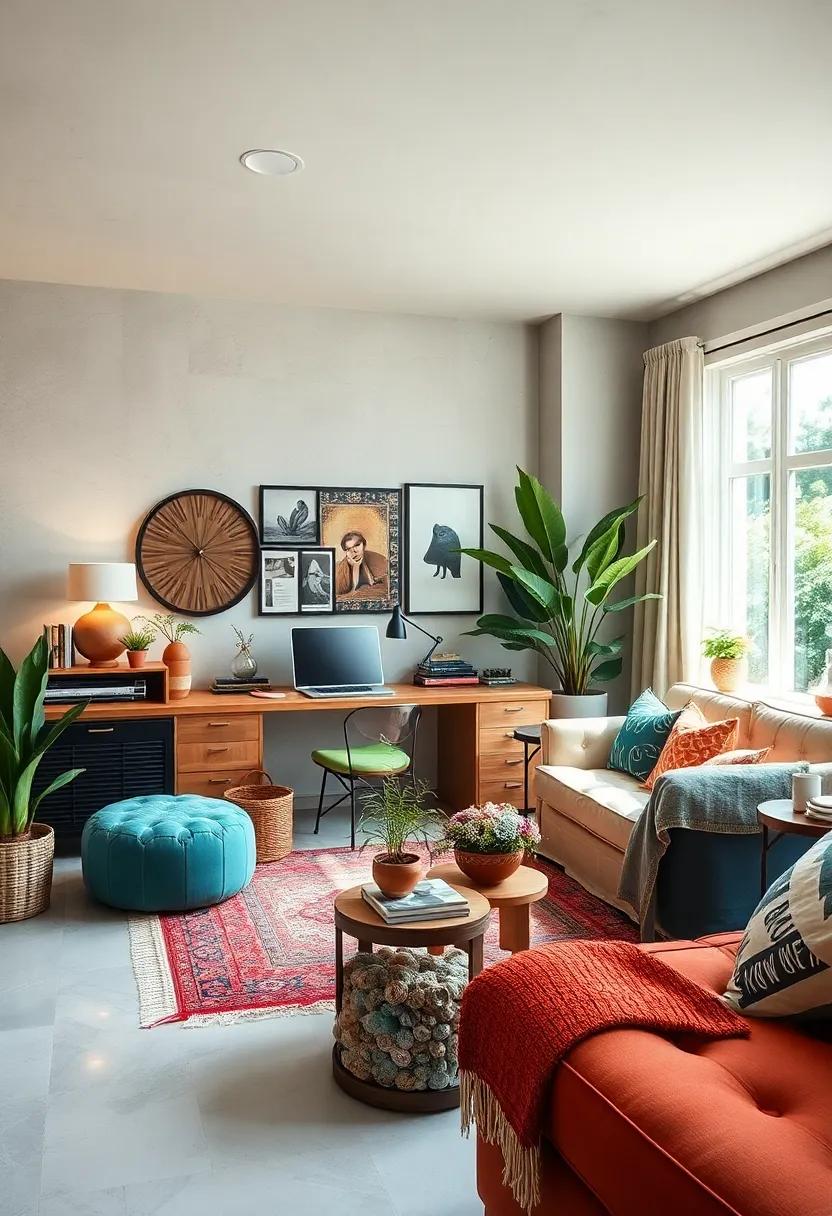 Opt for Soft Lighting: Use warm-toned light fixtures, such as string lights or lamps with fabric shades, to create a cozy atmosphere during evening hours