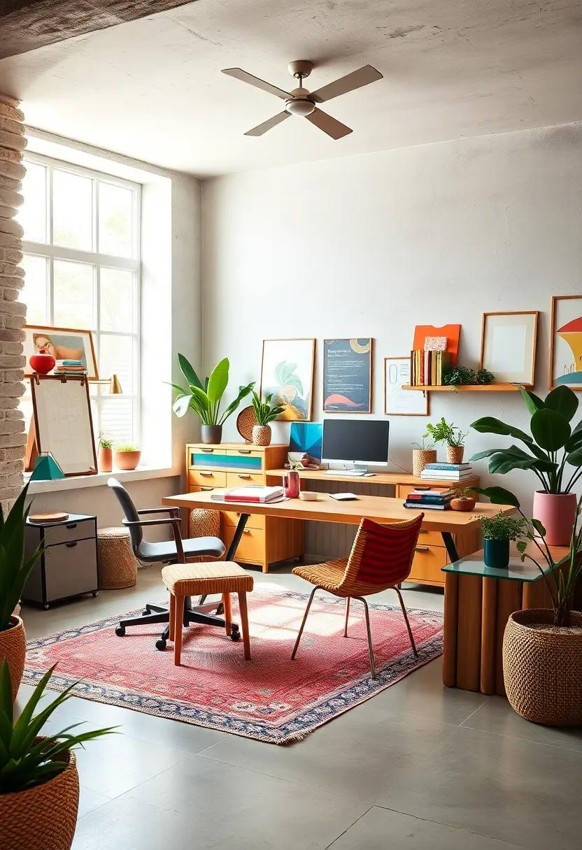 Use Colorful Office Supplies: Inject fun into your workspace with colorful organizers and stationery that bring joy and keep you organized