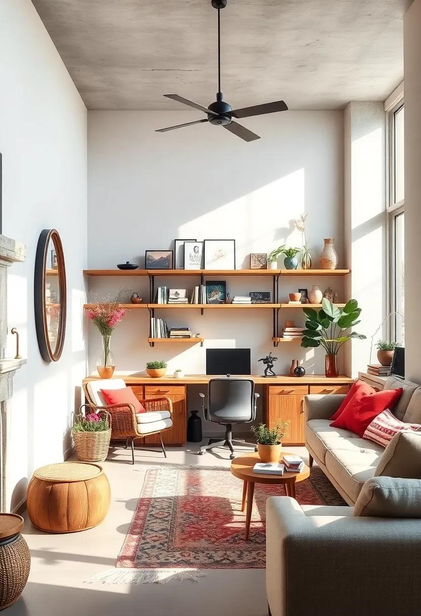 Display Your Creativity: Show off finished projects or hobbies on display shelves to inspire you and celebrate your accomplishments