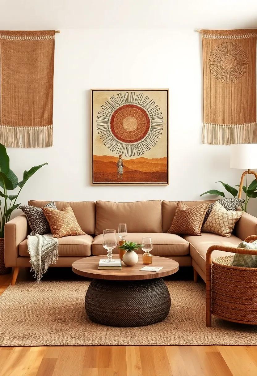 Crafting a Focal Point with Statement Wall Art and Textiles