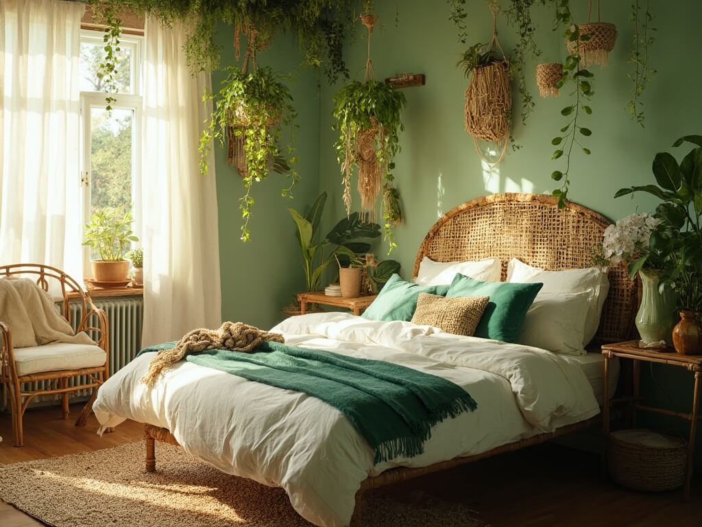 Create a Green Boho Bedroom: The Ultimate Nature-Inspired Sanctuary Guide