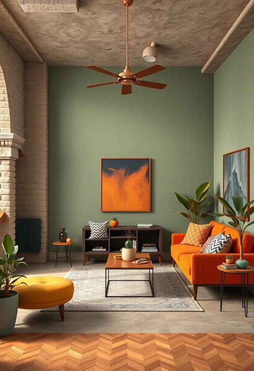 Crafting Chill Vibes With Earthy Tones ​and Vibrant ​Accents