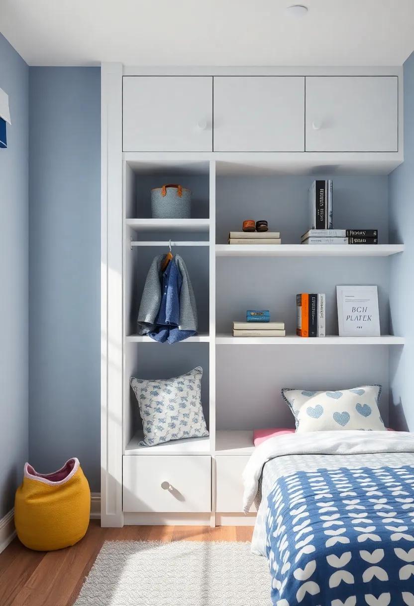 Maximizing Vertical Space in a Boys Room with Innovative Shelving Solutions