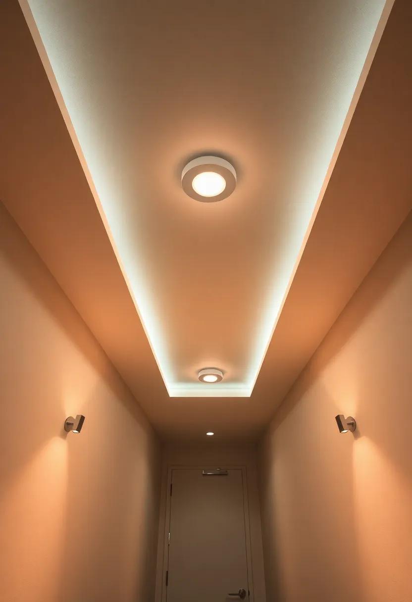 Illuminating Pathways: Unique ceiling Lighting for Hallways Leading ‌to Boys' Rooms