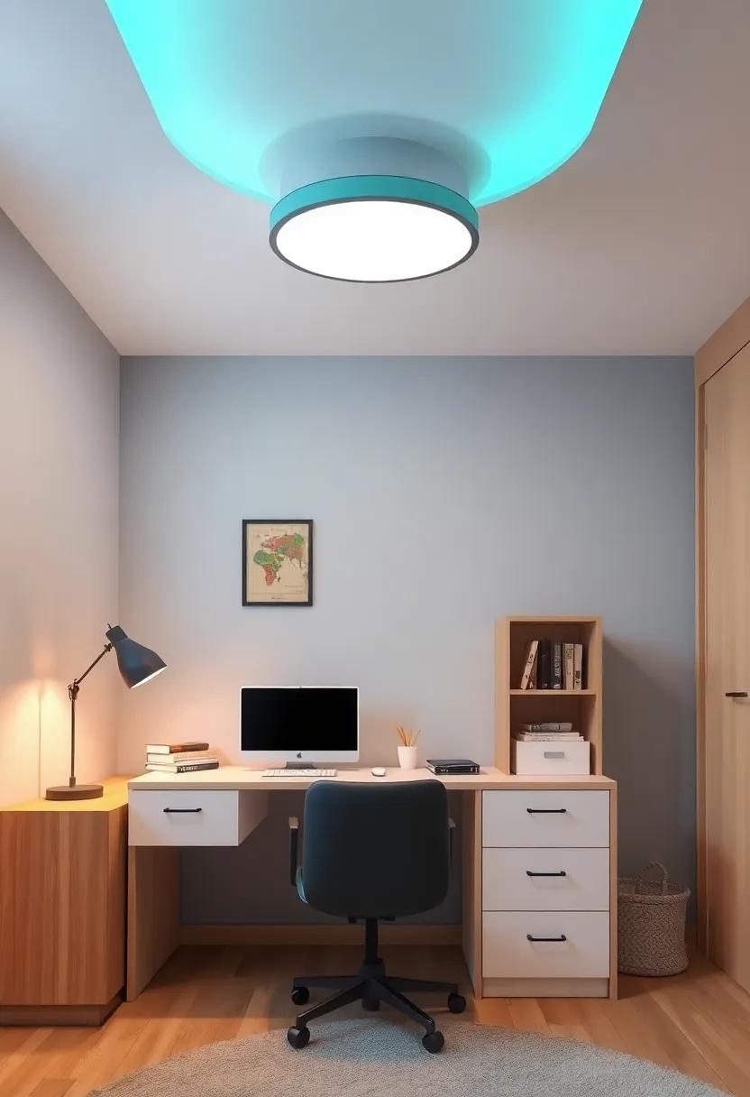 Integrating⁤ Functional⁢ Lighting Solutions for Study Areas in Boys' ‌Rooms
