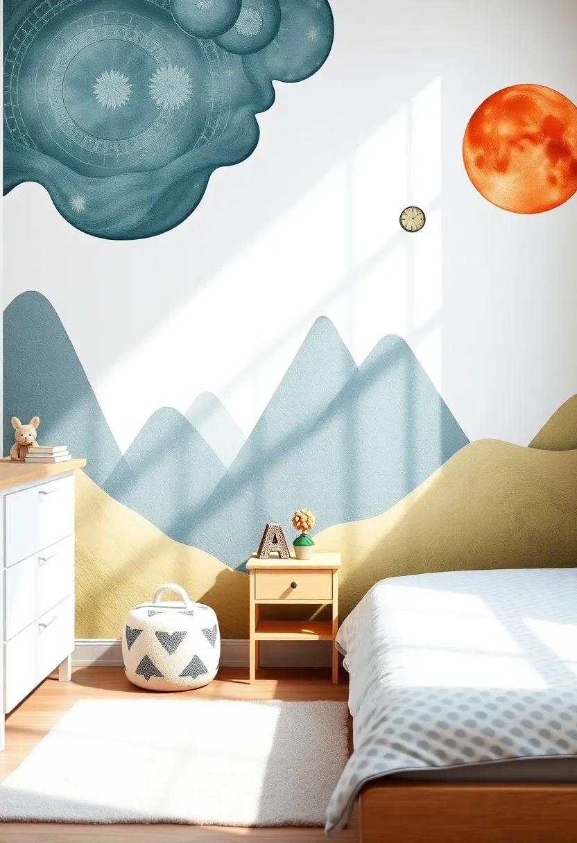 Combining Wall Decals with Murals for a ​Layered Artistic Effect