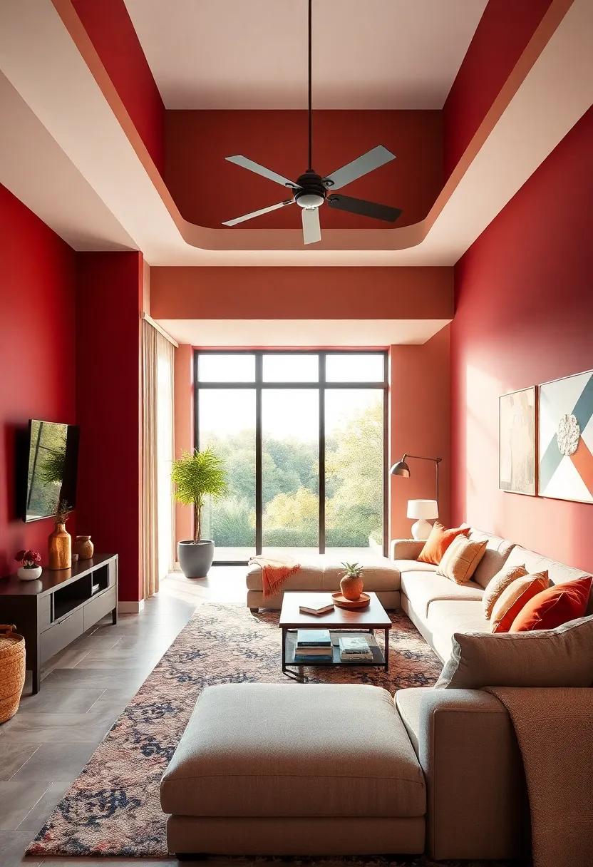 Rich Burgundy: Create a cozy and luxurious atmosphere with rich burgundy, an inviting choice that embodies warmth and sophistication