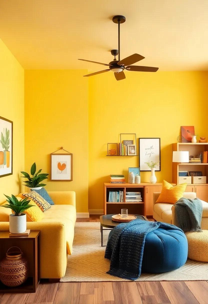 Soft Yellow: Bask in the warmth of a soft yellow, illuminating the room with a cheerful glow that lifts spirits and sparks imagination