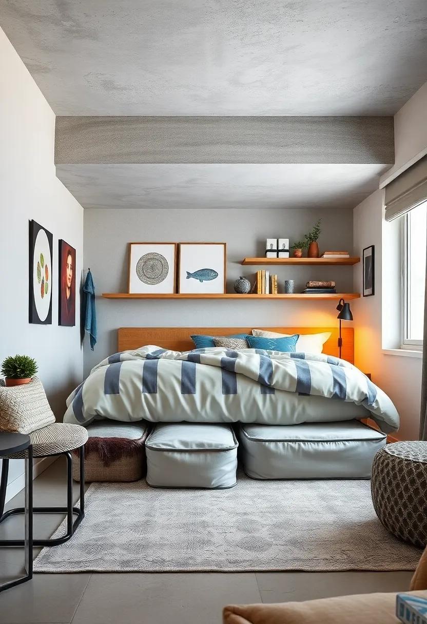 use collapsible storage bags under ‍the bed for⁤ out-of-season clothing or extra linens, keeping everything organized ⁣yet easy ⁣to access