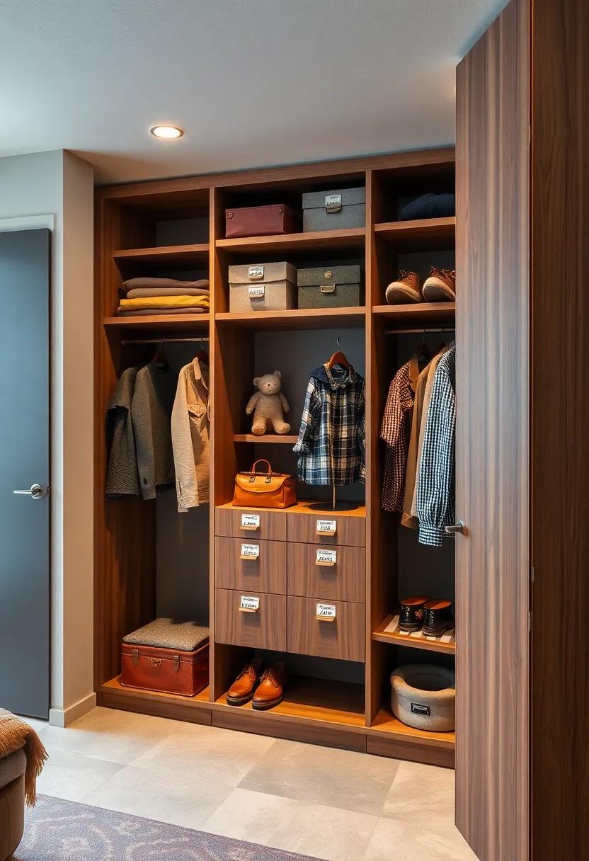 Personalized Name ‌Tags: Creative labels for‍ closet organization ‌and a sense of ownership