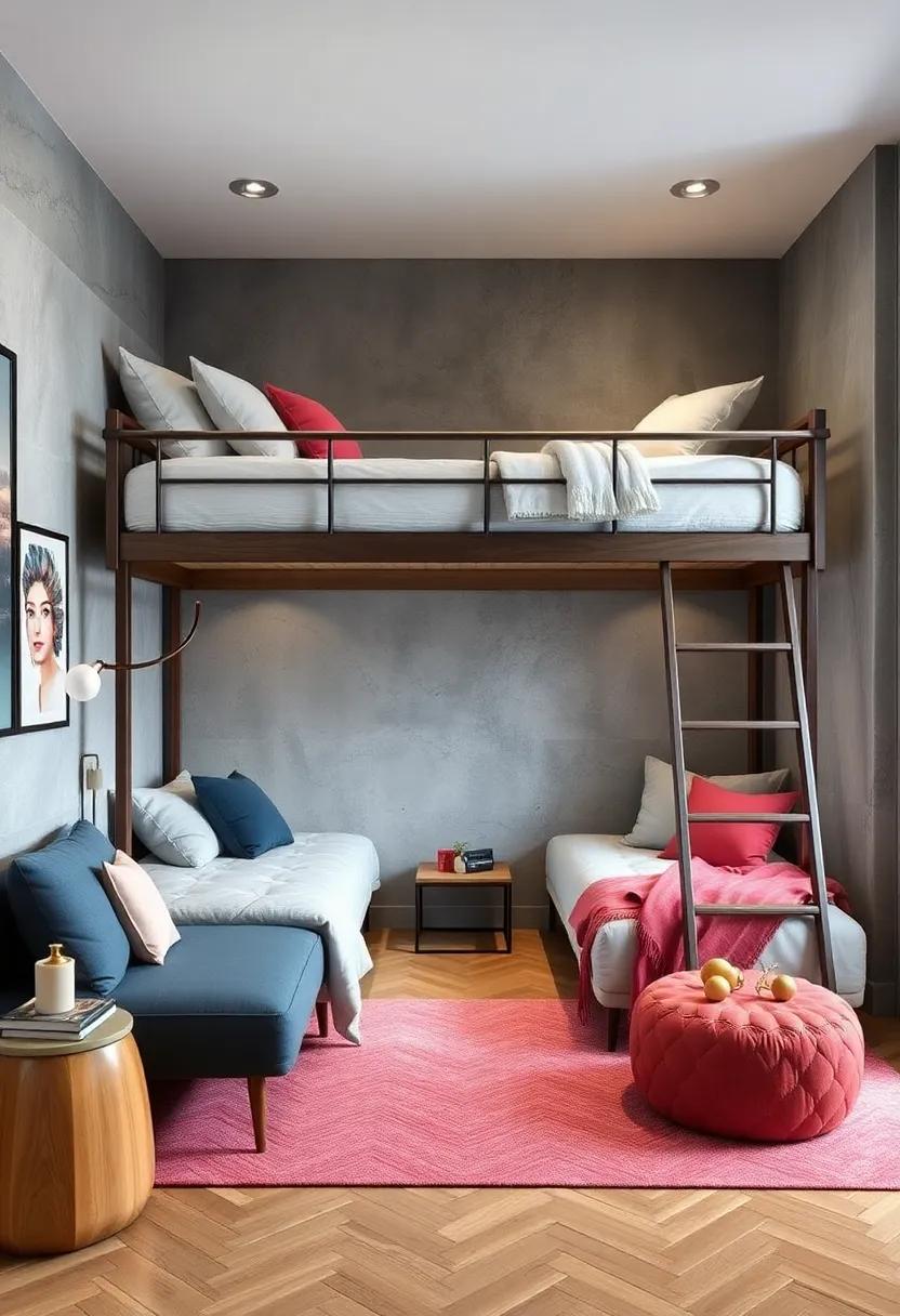 Luxurious Bunk Bed Styles That redefine Sleepovers for Teens and Friends