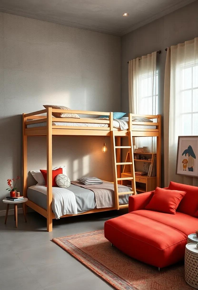 Whimsical Bunk Bed Ideas for Imaginary Adventures in Childhood