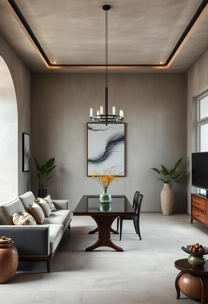 Asian ⁤Zen: Incorporate minimalist aesthetics with ⁣simple lines, natural​ materials, and​ calming colors to ‌create a peaceful dining environment