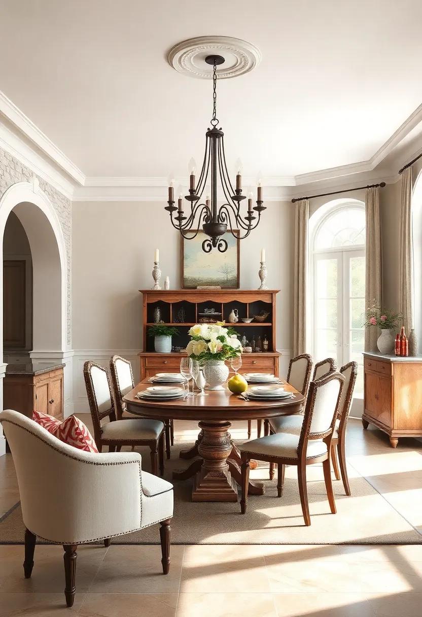 Elegant French ⁢Country: Embrace the ‍charm of rustic ⁤elegance‍ with distressed⁤ woods, soft color palettes, and vintage accents for an​ inviting atmosphere